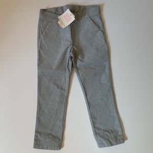 NEW Janie and Jack Grey Velvet Pants 3